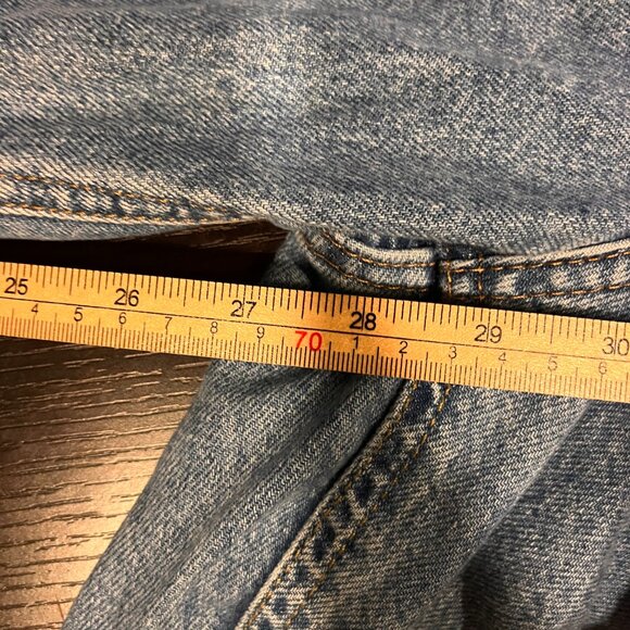 Empyre Jeans Men's 40 Light Wash Denim Baggy Wide Leg Skate Relaxed Fit Zip Fly - Picture 7 of 8